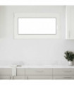 vidaXL Basement Window "RISOR" 110x50 cm Tilt&Turn DIN Left White