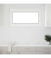 vidaXL Basement Window "RISOR" 110x60 cm Tilt&Turn DIN Left White