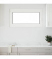 vidaXL Basement Window "RISOR" 110x70 cm Tilt&Turn DIN Left White