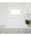 vidaXL Basement Window "RISOR" 50x75 cm Tilt&Turn DIN Right Anthracite
