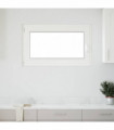 vidaXL Basement Window RISOR 100x60 cm Tilt&Turn DIN Left White