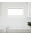 vidaXL Basement Window RISOR 100x70 cm Tilt&Turn DIN Left White