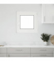 vidaXL Basement Window RISOR 60x60 cm Tilt&Turn DIN Right White