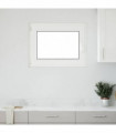 vidaXL Basement Window RISOR 80x70 cm Tilt&Turn DIN Left White