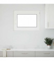 vidaXL Basement Window RISOR 80x70 cm Tilt&Turn DIN Right White