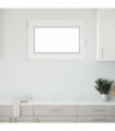 vidaXL Basement Window RISOR 90x60 cm Tilt&Turn DIN Left White