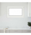 vidaXL Basement Window RISOR 90x60 cm Tilt&Turn DIN Right White
