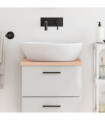 vidaXL Bathroom Countertop 40x30x2 cm Untreated Solid Wood