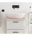 vidaXL Bathroom Countertop 40x50x2 cm Untreated Solid Wood