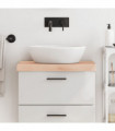 vidaXL Bathroom Countertop 60x30x(2-6) cm Untreated Solid Wood