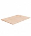 vidaXL Bathroom Countertop 60x40x1.5 cm Untreated Solid Wood