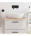 vidaXL Bathroom Countertop 60x60x2 cm Untreated Solid Wood