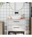 vidaXL Bathroom Countertop 80x40x2.5 cm Solid Wood Beech
