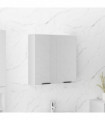 vidaXL Bathroom Mirror Cabinet White 64x20x67 cm
