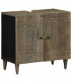vidaXL Bathroom Sink Cabinet 62x33x58 cm Solid Wood Mango
