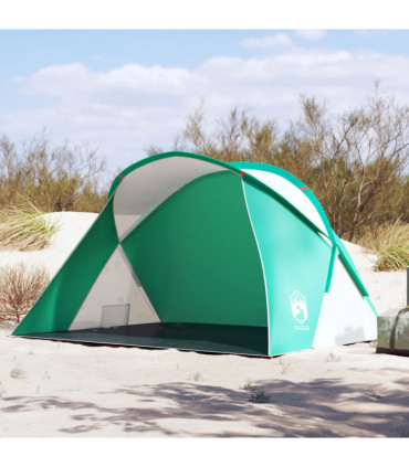vidaXL Beach Tent 2-Person Sea Green Pop-up Waterproof