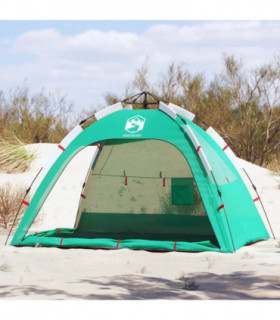 vidaXL Beach Tent 2-Person Sea Green Quick Release Waterproof