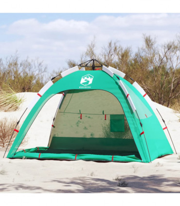 vidaXL Beach Tent 2-Person Sea Green Quick Release Waterproof