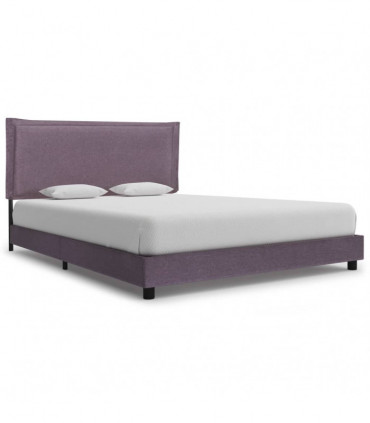 vidaXL Bed Frame Taupe Fabric 135x190 cm Double