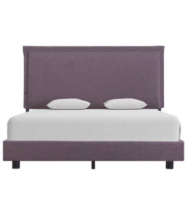 vidaXL Bed Frame Taupe Fabric 135x190 cm Double