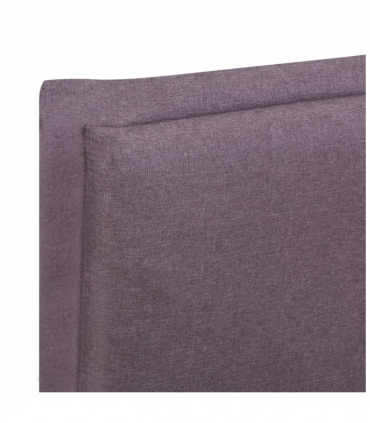 vidaXL Bed Frame Taupe Fabric 135x190 cm Double