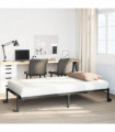 vidaXL Bed Frame without Mattress Foldable Black 75x190 cm Steel