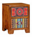 vidaXL Bedside Cabinet 35x35x45 cm Solid Wood Acacia
