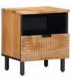 vidaXL Bedside Cabinet 40x33x46 cm Solid Wood Acacia