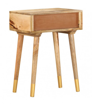 vidaXL Bedside Cabinet 43x30x58 cm Solid Mango Wood