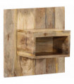 vidaXL Bedside Cabinet 50x27x50 cm Solid Rough Wood Mango