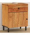 vidaXL Bedside Cabinet 50x33x60 cm Solid Wood Acacia