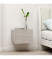 vidaXL Bedside Cabinets 2 pcs Concrete Grey 40x30x30 cm Engineered Wood