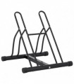 vidaXL Bicycle Stand for 2 Bikes Floor Freestanding Steel