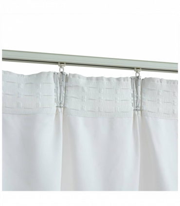 vidaXL Blackout Curtains with Hooks 2 pcs Off White 140x245 cm