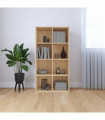 vidaXL Book Cabinet/Sideboard Sonoma Oak 66x30x130 cm Engineered Wood
