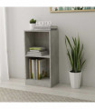 vidaXL Bookshelf Concrete Grey 40x24x75 cm Engineered Wood