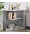vidaXL Bookshelf Concrete Grey 80x24x75 cm Engineered Wood