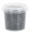 vidaXL Braiding Bands for Horse 1500 pcs Black Silicone