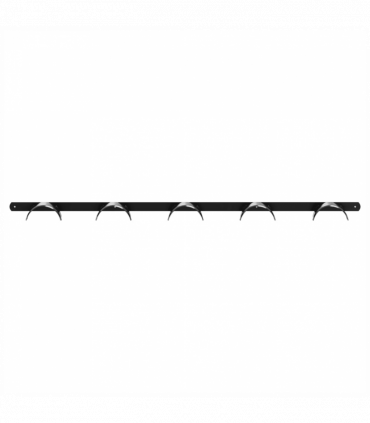 vidaXL Bridle Hanger for 5 Bridles Black Iron