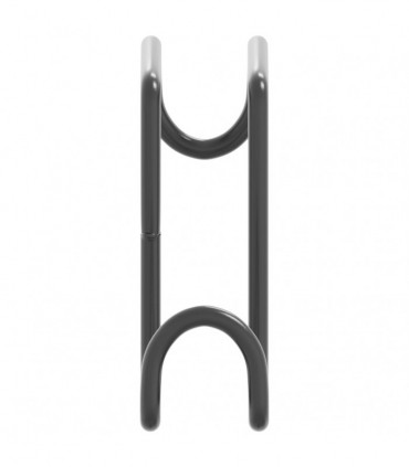 vidaXL Bridle Hangers 3 pcs Black Steel
