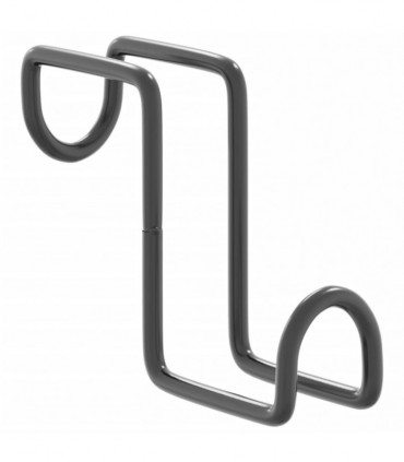 vidaXL Bridle Hangers 3 pcs Black Steel