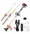 vidaXL Brush Cutter 4-in-1 Function Orange 52 cc 1.45 kW