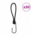 vidaXL Bungee Cord with Hooks 50 pcs 17 cm