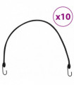vidaXL Bungee Cords with Reflective Strips and Hooks 10 pcs 88 cm