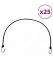 vidaXL Bungee Cords with Reflective Strips and Hooks 25 pcs 100 cm
