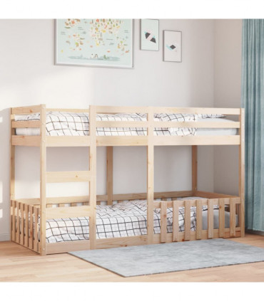 vidaXL Bunk Bed 80x200 cm Solid Wood Pine