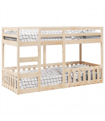 vidaXL Bunk Bed 80x200 cm Solid Wood Pine