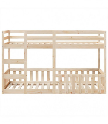 vidaXL Bunk Bed 80x200 cm Solid Wood Pine