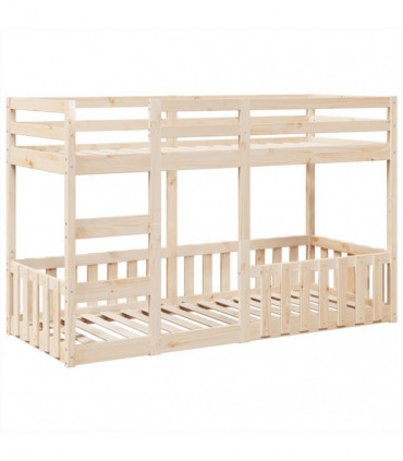 vidaXL Bunk Bed 90x190 cm Solid Wood Pine