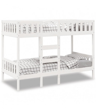 vidaXL Bunk Bed White 90x190 cm Solid Wood Pine